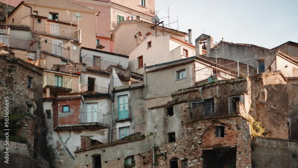 Ancient mountain village of Badolato. Calabria Italy Ancient mountain village of Badolato. Calabria Italy