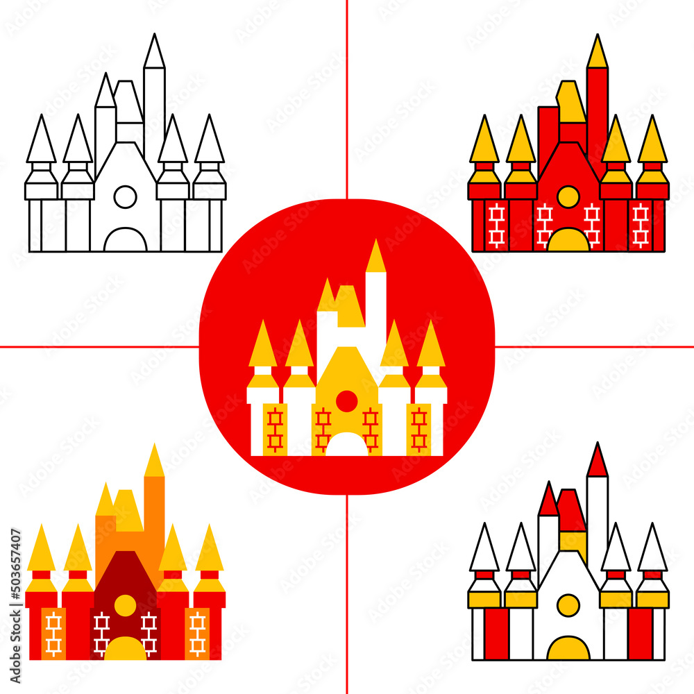 Tokyo Disneyland In Flat Design Style Stock Vector Adobe Stock tokyo-disneyland-in-flat-design-style-stock-vector-adobe-stock