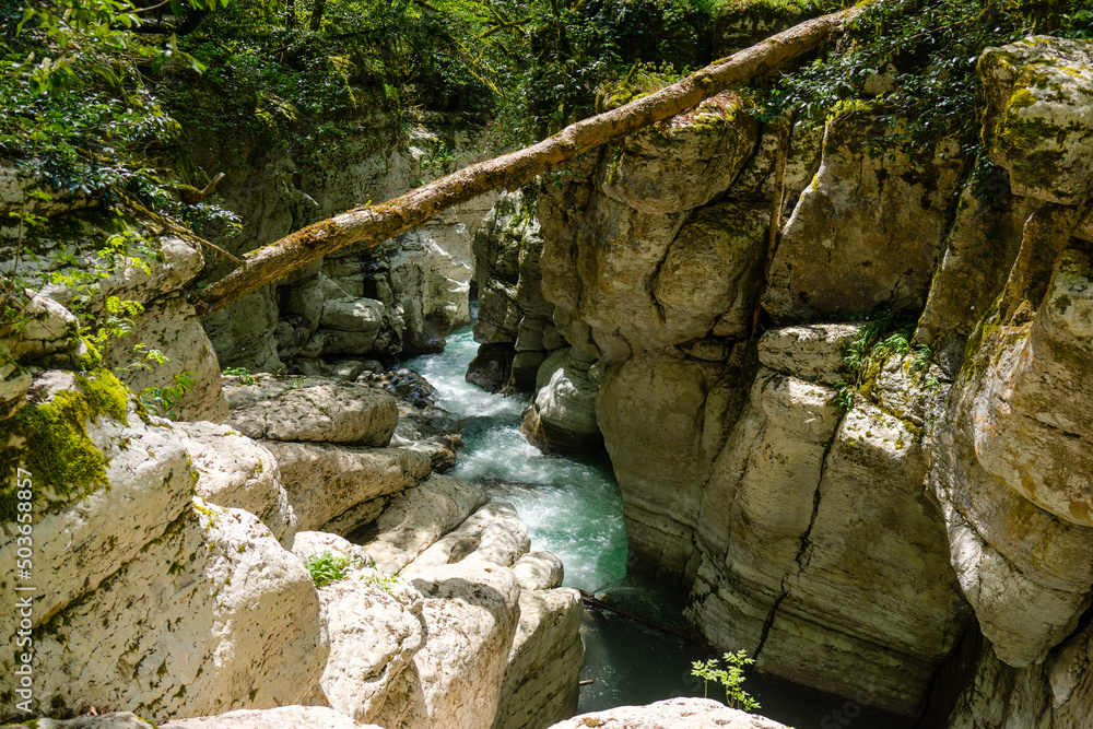 Fototapeta premium White Rocks Natural Landmark in Sochi
