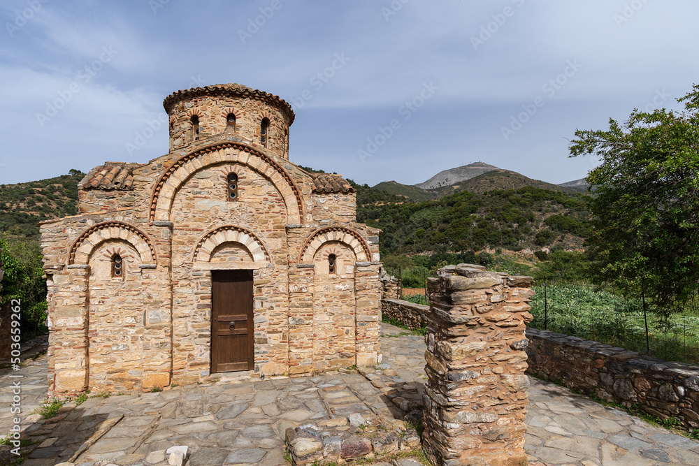 Old church of Panagia at Fodele, Crete, Greece.