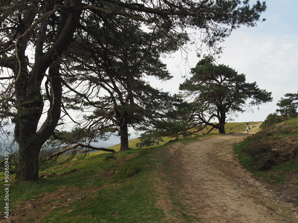 Monte Saibi, ruta de senderismo en el parque natural de Urkiola. España. Monte Saibi, ruta de senderismo en el parque natural de Urkiola. España.