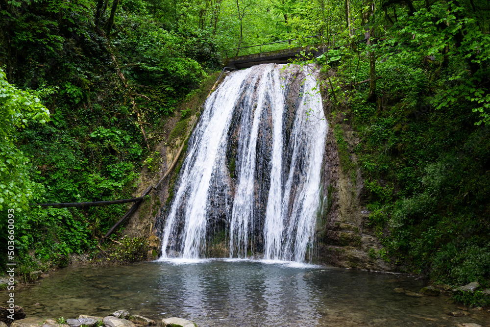 Obraz premium Thirty-three waterfalls landmark in Sochi