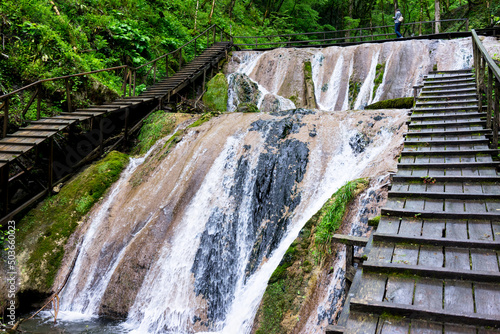 Thirty-three waterfalls landmark in Sochi