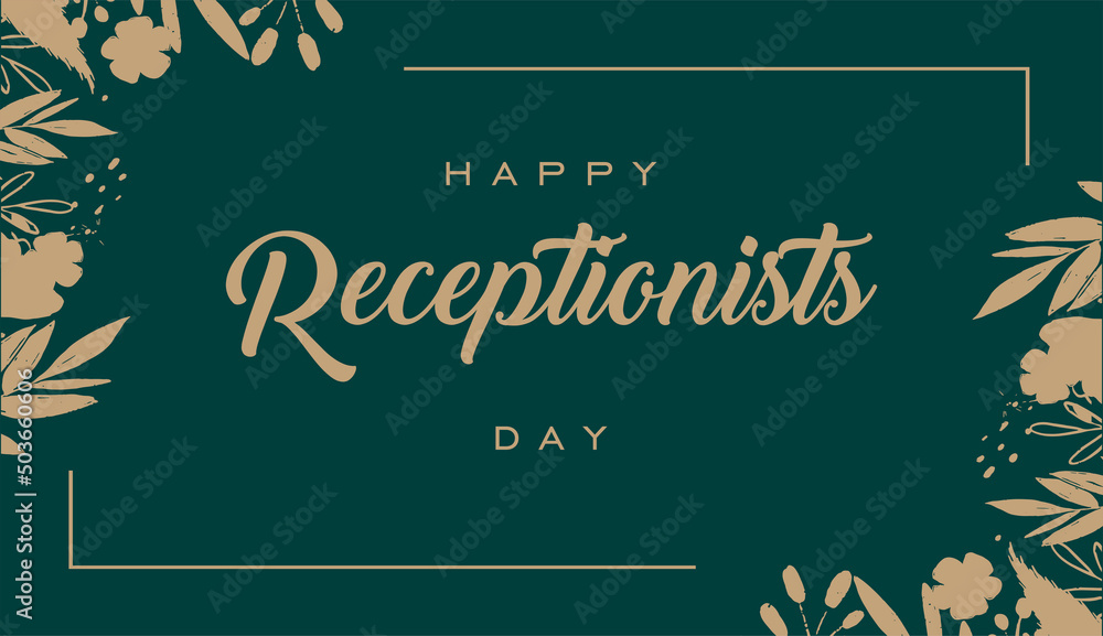 Happy National Receptionists Day, Receptionis Day. Holiday concept