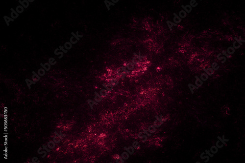 Milky way and galaxy exploration abstract 3d rendering