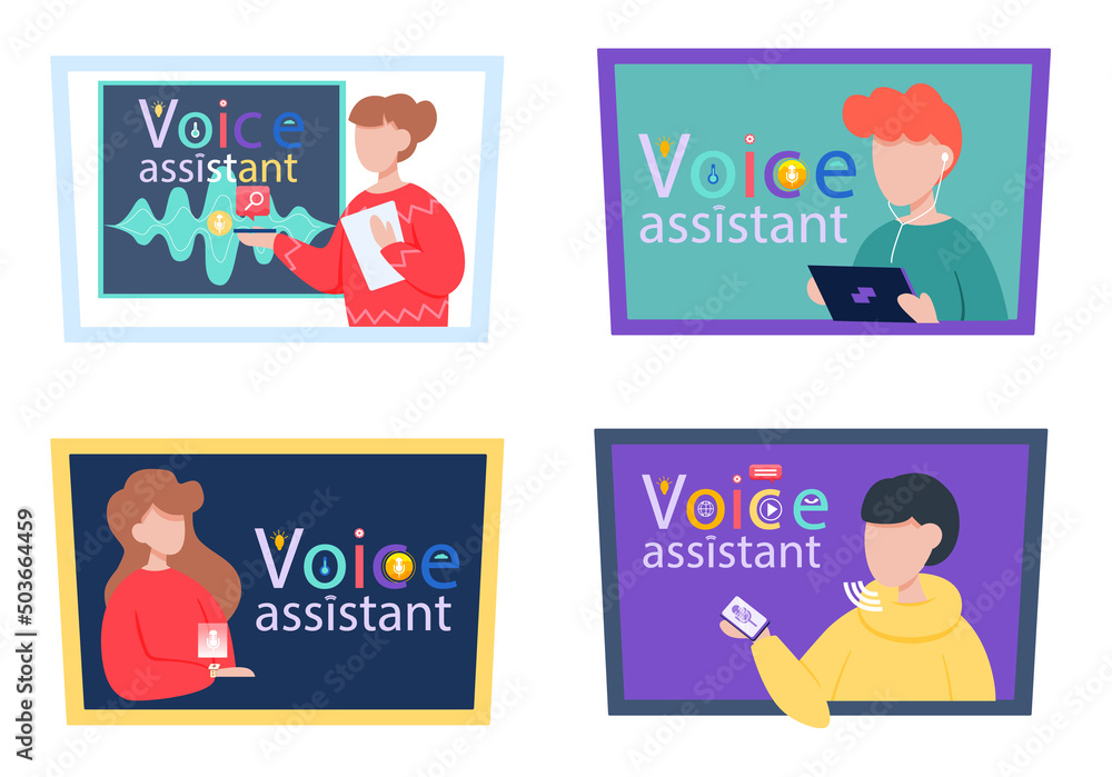 Voice assistant Smart speaker virtual assistant sound robot people Circuit Diagram