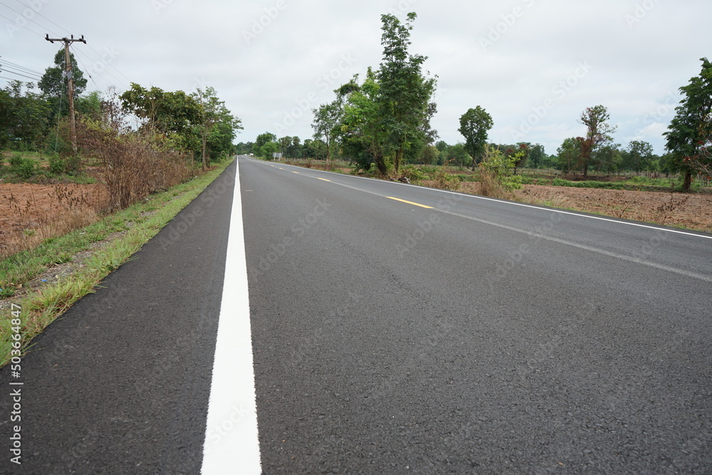 asphalt pavement Used in advertising background land transport system asphalt pavement Used in advertising background land transport system