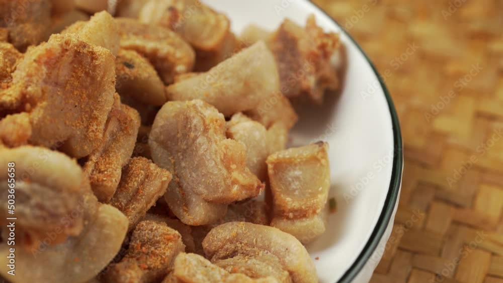 Classic side dish - lard residue Classic side dish - lard residue