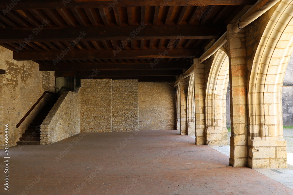 L'ancien couvent des Cordeliers, vue de l'extérieur, ville de Châteauroux, département de l'Indre, France