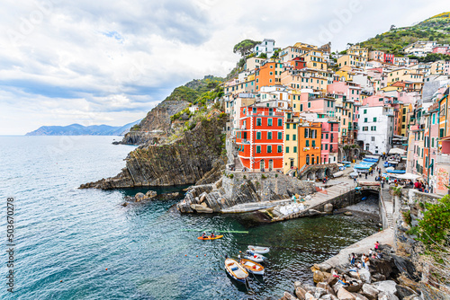 Fototapeta Naklejka Na Ścianę i Meble -  Riomaggiore , Cinque Terre, Liguria, Italy