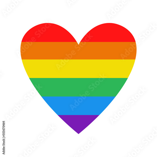 Free Download Vector LGBT pride heart. Heart in rainbow color. Pride month. LGBTQ. - GFXLoad