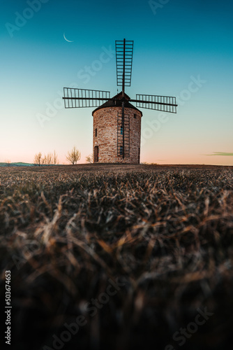 Old windmill above the village jalubi