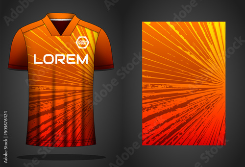 Soccer sport shirt jersey design template