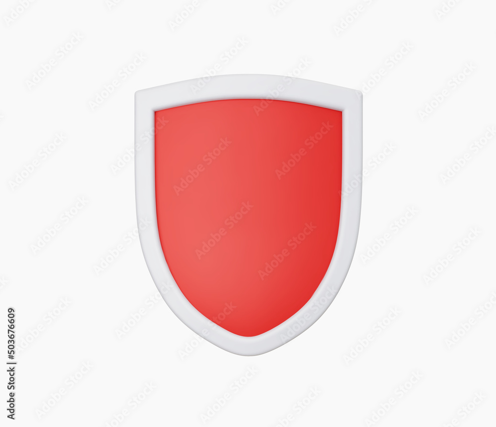 3d Realistic Shield Icon vector illustration 3d Realistic Shield Icon vector illustration