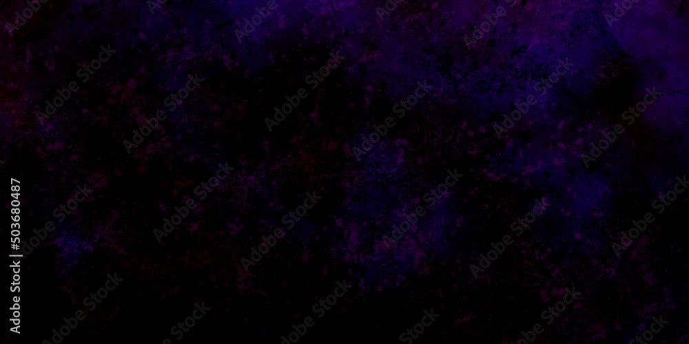 deep dark violet  watercolor on black background. dark purple grungy background. dark purple marble texture. old purple paper background. purple stained grungy background