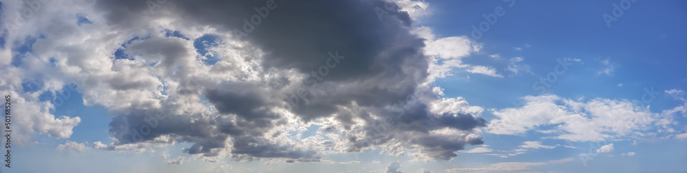 Day sky panoramic background