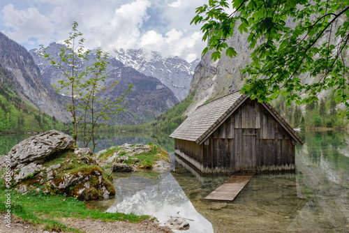The Obersee in the Berchtesgaden National Park