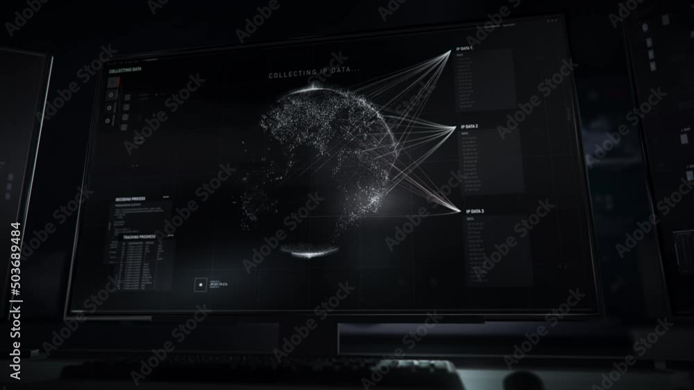 Locating Source Of Computer Hack In High Tech Online Network Scanner