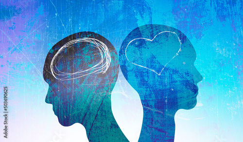 Konzeptionelle Darstellung von Geistiger Gesundheit