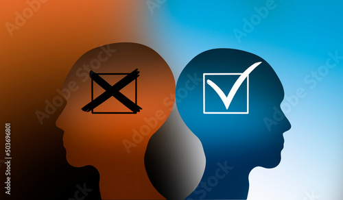 Konzeptionelle Darstellung von Geistiger Gesundheit