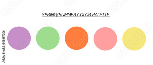	
Vibrant/ fun spring/ summer pastel color palette collection for web/ fashion/ illustration/ art	
