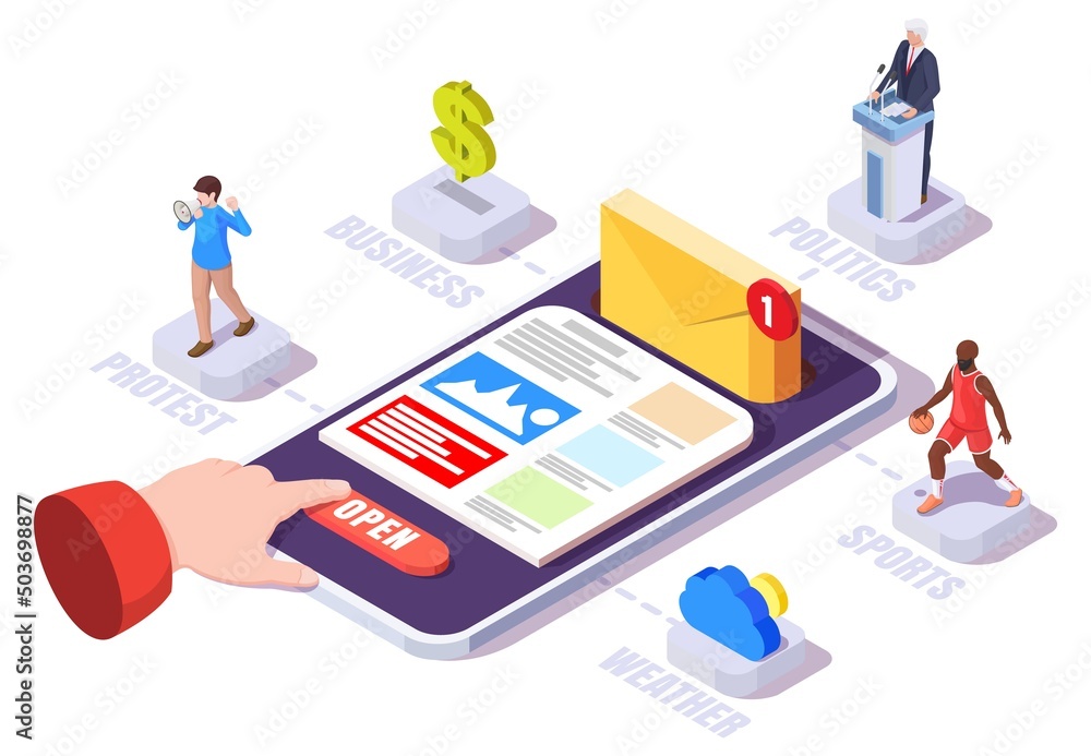 Online news media website and newsletter subscribe Online news media website and newsletter subscribe