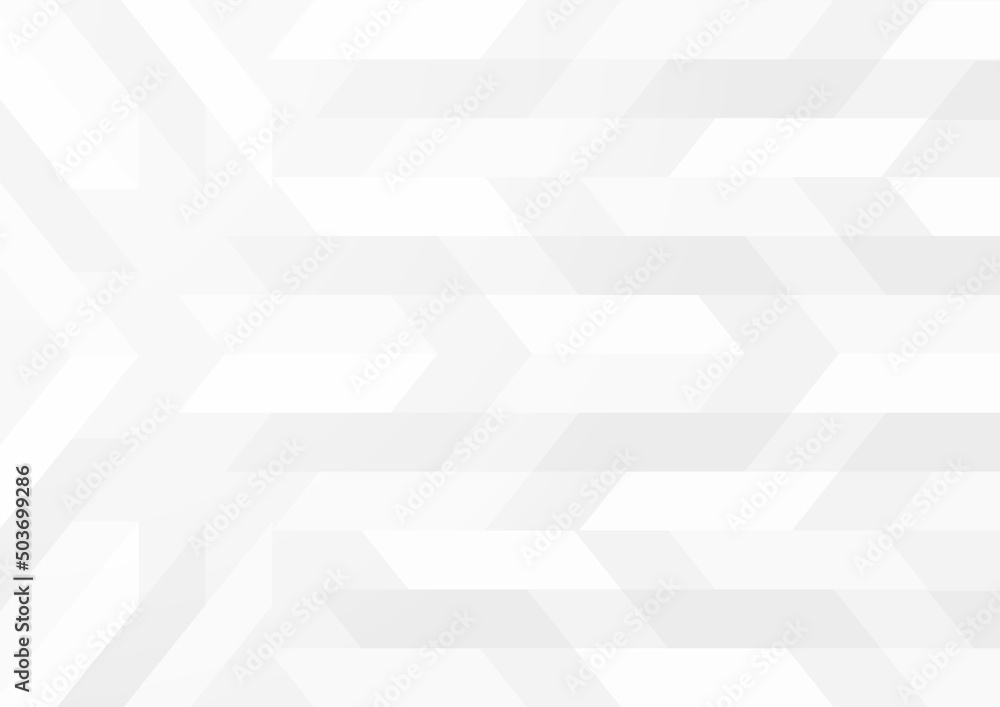 Abstract background in white and gray gradient color. White background