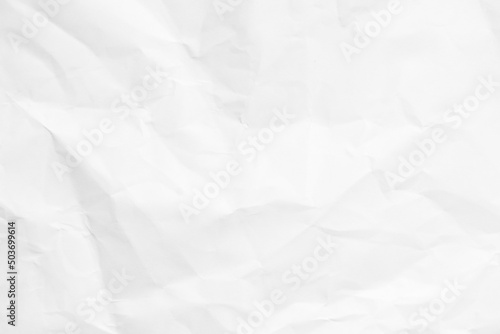 Grunge wrinkled white color blank paper textured background