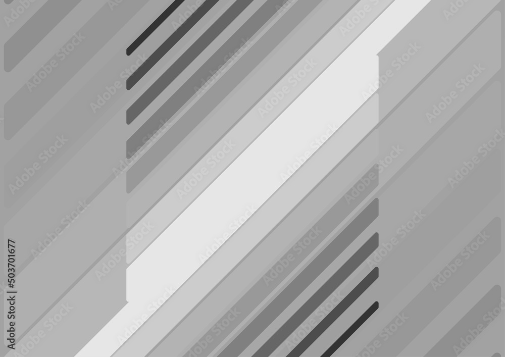 Obraz premium Grey stripes abstract minimal background. Geometry vector design