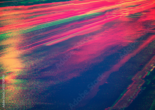 Foto abstract distorted glitch texture