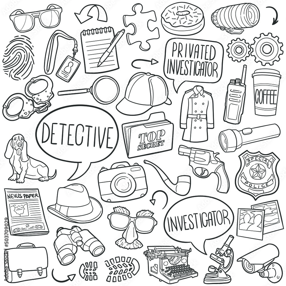 private investigator clipart