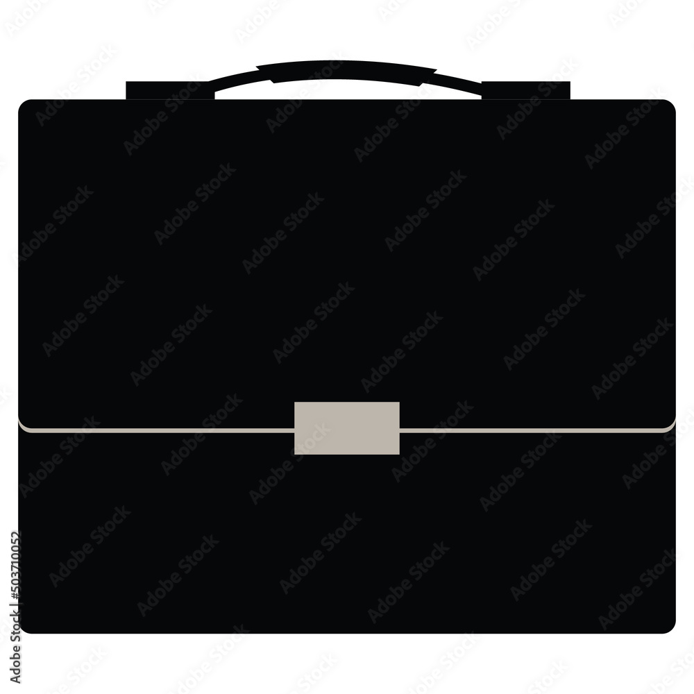 black old suitcase icon on white black old suitcase icon on white