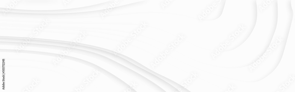 Modern White wavy vector background. White paper cut background with 3D style and gradient white color. Abstract white papercut with wavy layers, opographic canyon map light relief texture. Modern White wavy vector background. White paper cut background with 3D style and gradient white color. Abstract white papercut with wavy layers, opographic canyon map light relief texture.