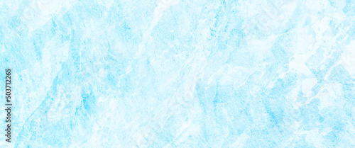 White and blue color frozen ice surface design abstract background. blue and white watercolor paint splash or blotch background with fringe bleed wash and bloom design.	