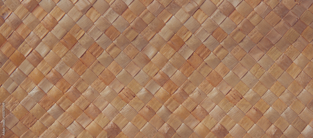 Brown braided reed texture background Brown braided reed texture background