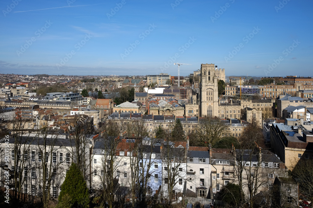 A view from Cabot Tower in Bristol