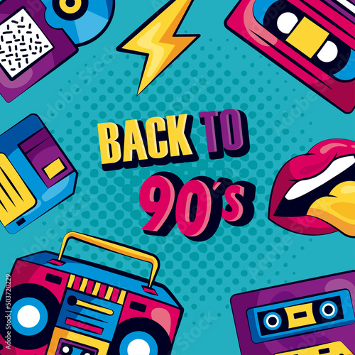 back to 90s frame