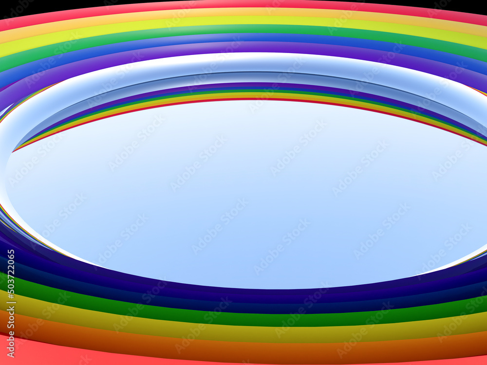 Rainbow vector with trans flag Rainbow vector with trans flag