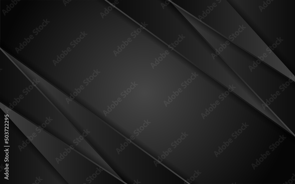 Abstract dynamic black background design