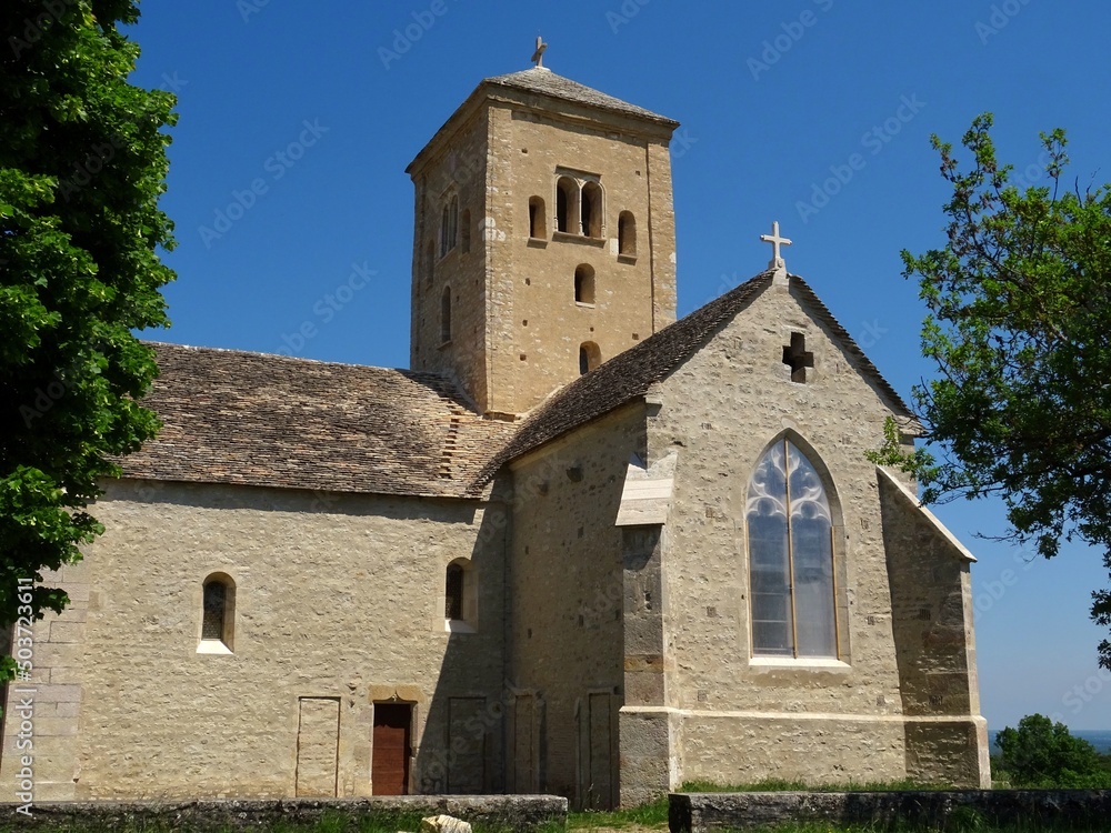 église Saint-Martin de Laives en Bourgogne.