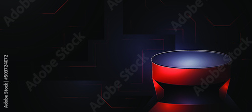 banner background and abstract background , digital background future , present product