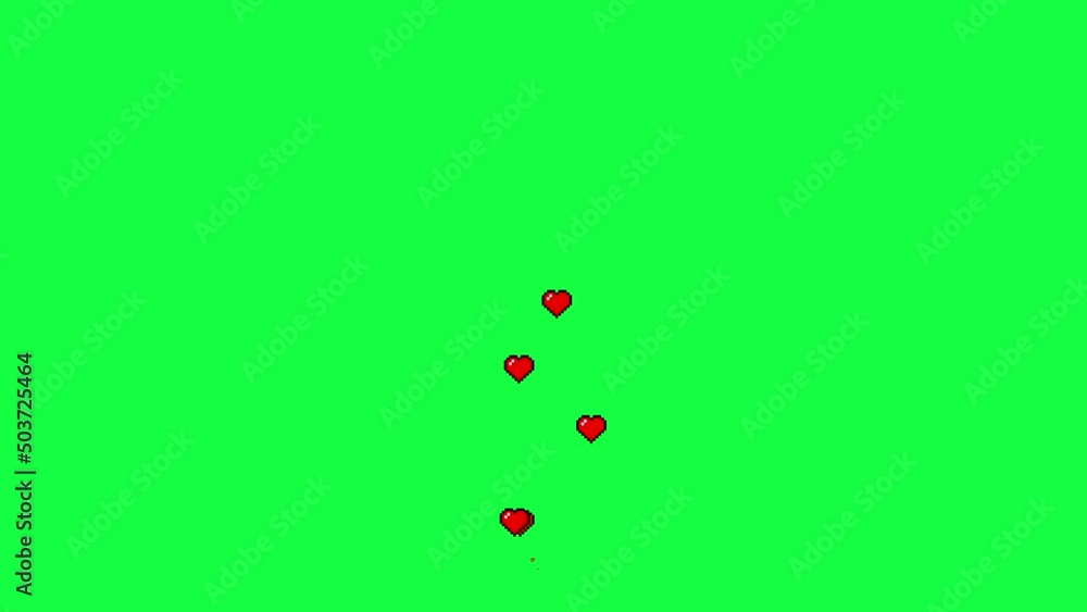 4K. Social media Live style animated heart on green screen. 60 FPS 4K. Social media Live style animated heart on green screen. 60 FPS