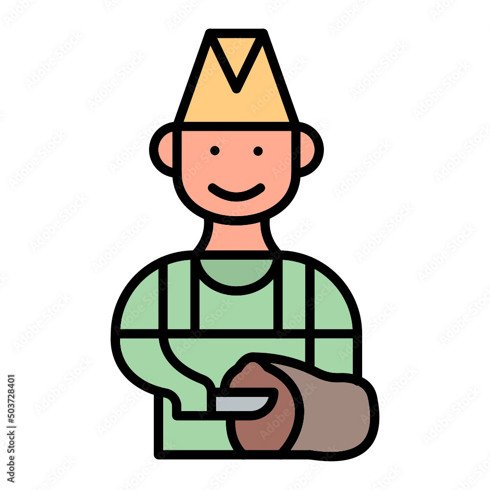 Obraz premium Butcher Icon