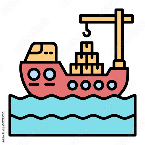 Cargo Ship Icon