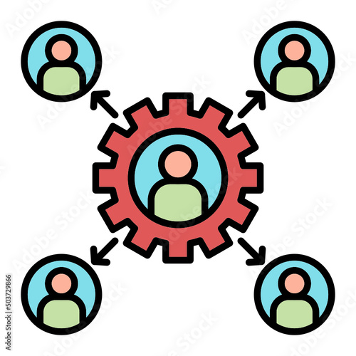 Outsourcing Icon