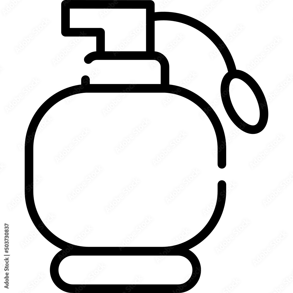 beauty and cosmetics icon detailed outline