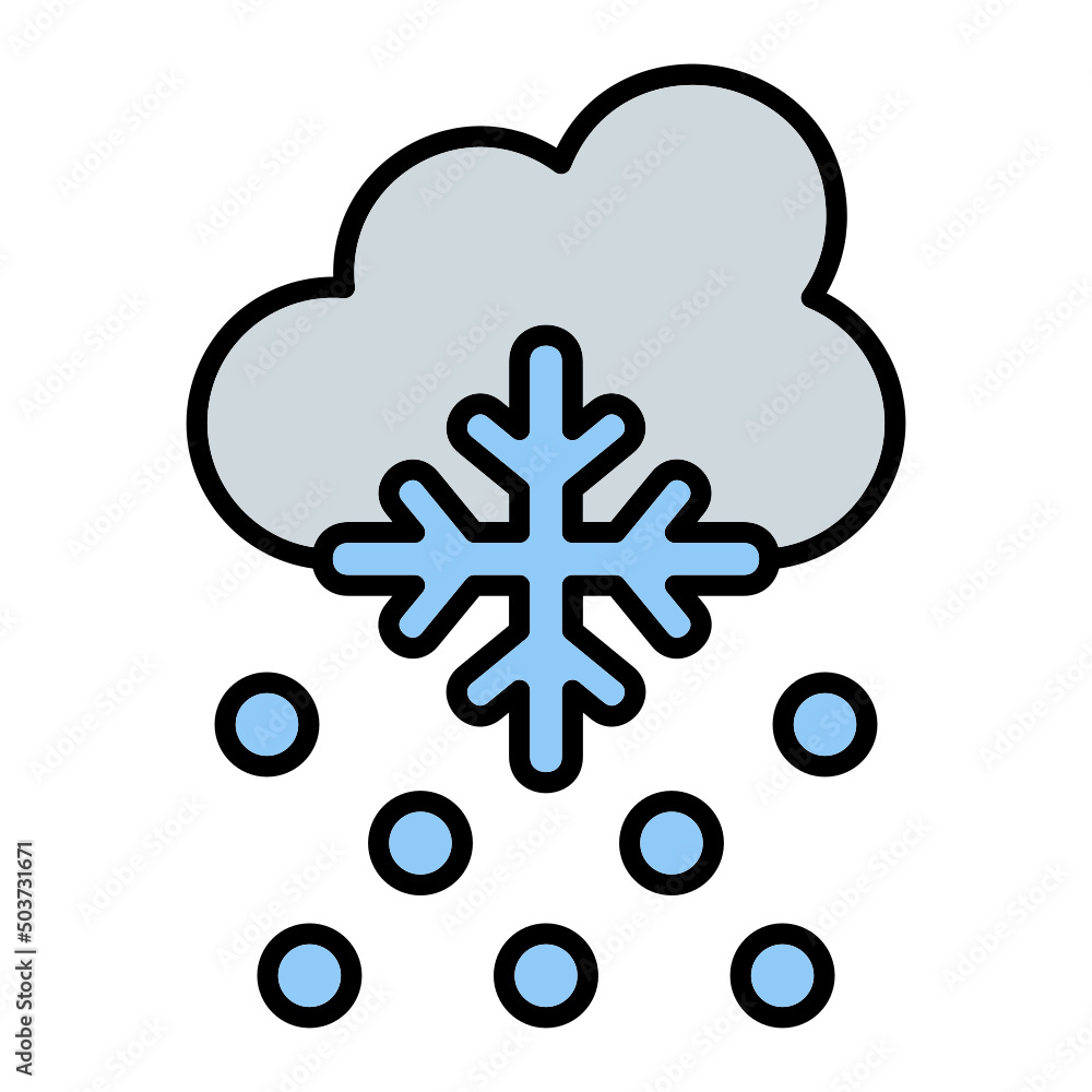 Snowfall Icon Snowfall Icon