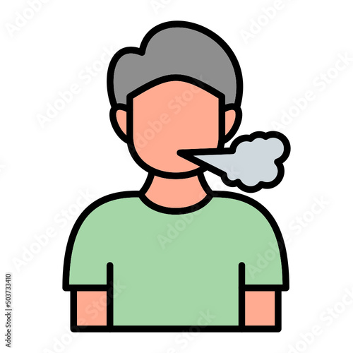 Dry Cough Icon