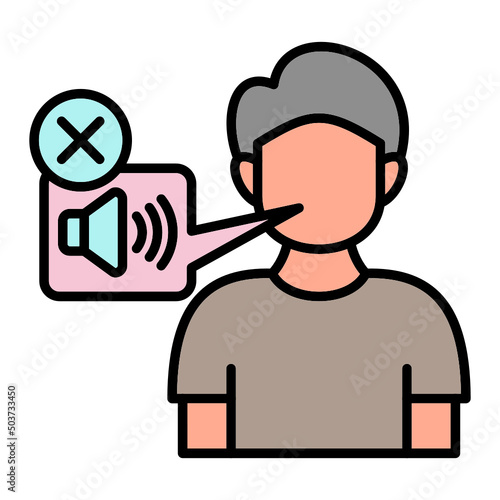 Inability To Speak Icon