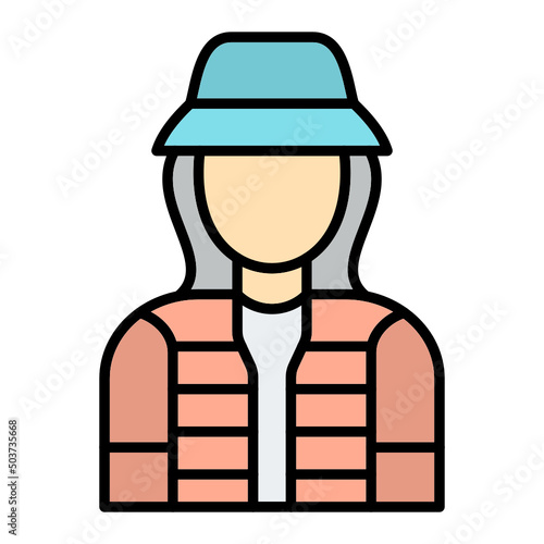 Fisherwoman Icon